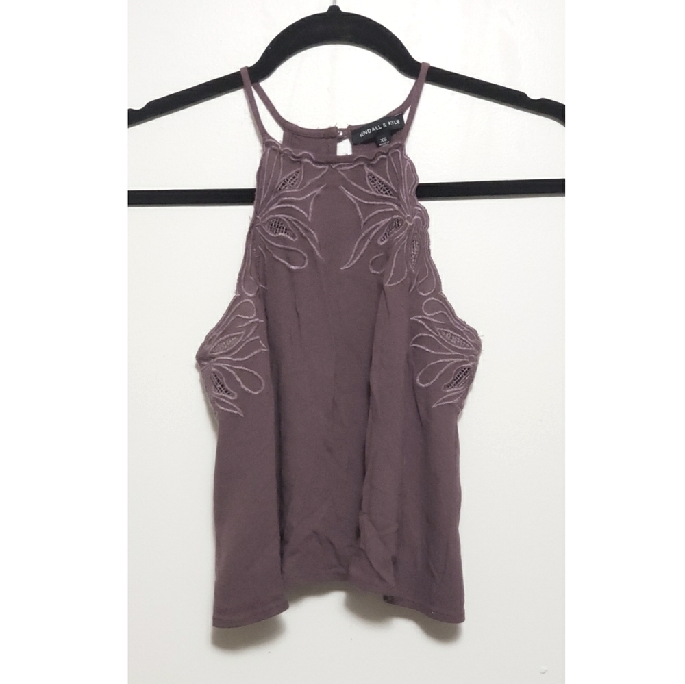 Kendall & Kylie cropped tank top